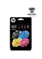 Produktbild: HP 937 (6C400NE) Druckerpatronen 4er Set Schwarz Cyan Magenta Gelb Farbe - NEU