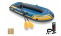 Produktbild: INTEX 68367NP CHALLENGER 2 Touring Pontoon 2-Personen Set Ruder+Pumpe