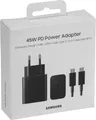 Produktbild: Samsung EP-T4510 Schnellladegerät 45W USB-C Schwarz NEU OVP