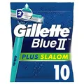 Produktbild: Gillette BlueII Plus Slalom Einwegrasierer für Männer x10