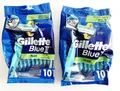 Produktbild: 20 Gillette Blue 2 II Plus Slalom Herrenrasierer Einwegrasierer Rasierer