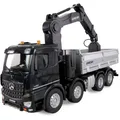 Produktbild: Amewi Mercedes Arocs Kranwagen m. Kipper 8x4/4 4WD 1:18 RTR