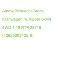 Produktbild: Amewi Mercedes Arocs Kranwagen m. Kipper 8x4/4 4WD 1:18 RTR 22716 (4262500342516