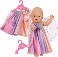 Produktbild: Baby Born Puppenkleidung Regenbogen Kleid, 43 cm