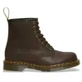 Produktbild: Dr Martens für Herren. 11822203 1460 Crazy Horse Lederstiefel braun (40), Wohnung, 1 bis 3 cm, Schnürsenkel, Lässig