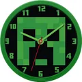 Produktbild: Minecraft Wanduhr rund 25cm – cooles Design für Fans