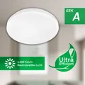 Produktbild: LED Deckenlampe 29cm Rund Lampe Deckenleuchte 8W Wohnzimmer EEK A Weiß