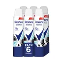 Produktbild: Rexona Deodorant für Damen, Anti-Transpirant-Spray, 72 Stunden, unsichtbar, Aqua, 200 ml, 6 Stück