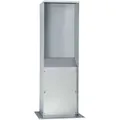 Produktbild: Walther Electric 6209925 Edelstahlsäule für Steckdosenkombinationen mit den Gehäusen der Größe HxBxT: 809x290x171mm (Serie 685)