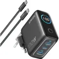 Produktbild: Anker Ladegerät 3 USB-Ports 100 W Power Delivery 3.1 Schwarz