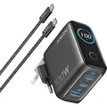 Produktbild: Anker Nano 100W 3-Port Ladegerät Dark Gray (Apple, Samsung)