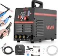 Produktbild: VEVOR Schweißgerät 3-in-1 Kombi, Schneiden/WIG/MMA, 50-A-Plasmaschneider & 200-A-WIG-Elektrodenschweißgerät, LED-Digitalanzeige mit 2T/4T/PA/PT-Funktion für Heimwerkerarbeiten & Werkstätten