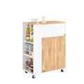 Produktbild: SoBuy Küchenwagen, Weiß, Holzwerkstoff, 70x90x40 cm, Esszimmer, Servierwagen