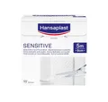 Produktbild: Hansaplast Sensitive Pflaster (5 m x 8 cm), zuschneidbare und hautfreundliche Wundpflaster mit sicherer Klebkraft, schmerzlos zu entfernende Pflaster