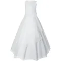 Produktbild: Märchenburg Satinkleid Kommunionkleid, Satinkleid, ÜBERGRÖSSEN f. Starke MÄDCHEN, m. Reifrock - KOMMUNIONKLEID - Kirschblüte 2026 - 146