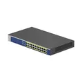 Produktbild: Netgear GS524PP Switch 24 Port Gigabit Ethernet LAN PoE Switch (mit 24x PoE+ 300W erweiterbar, Plug-and-Play, Desktop oder 19 Zoll Rack-Montage) GS524PP-100EUS