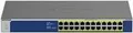 Produktbild: NETGEAR GS524PP - Switch - unmanaged - 24 x 10/100/1000 (PoE+) - Desktop, an Rack montierbar - PoE+ (300 W) - AC 100 - 230 V