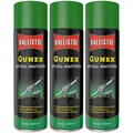 Produktbild: 3x Ballistol Gunex 22250 Spezial-Waffenöl Kriechöl Waffenpflege Spray 400ml