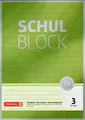 Produktbild: Schulblock Lineatur 3 BRUNNEN Premium Papier 90g/m² A4, 50 Blatt