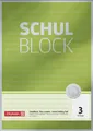 Produktbild: BRUNNEN Schulblock A4 Lineatur 3, 3. Klasse, 50 Blatt, Premium,