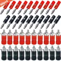 Produktbild: 40Pcs Premium 4mm Bananenstecker Bananenbuchse Steckverbinder Set mit 20Pcs V...