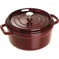 Produktbild: Staub Cocotte rund Grenadine 24cm - Dunkelrot