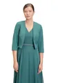 Produktbild: Vera Mont Damen Bolero-Jacke mit Kellerfalten 44, Dark Emerald
