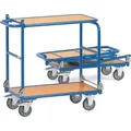 Produktbild: Fetra Tischwagen 1140, aus Metall und Holz, klappbar, mit 2 Etagen, Tragkraft 250kg, 720 x 450mm