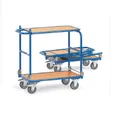 Produktbild: Klappwagen Ladefläche 720x450mm bis 250kg Stahl 2 Bügel 2 Ebenen