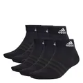 Produktbild: adidas Unisex Thin and Light Sportswear Ankle Socks 6 Pairs, Black/White, 10.5-12.5