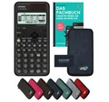 Produktbild: CASIO Taschenrechner fx-991DE CW inkl. Schutztasche Blau & Fachbuch (160 Seiten, DIN A5)
