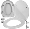 Produktbild: Ruhhy WC-Sitz Toilettensitz Klodeckel (Spar-Set, 1-St., langlebig hygienisch), Absenkautomatik, einfache Installation