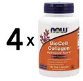 Produktbild: 4 x NOW Foods BioCell Collagen Hydrolyzed Type II - 120 vcaps (482,93 EUR/kg)