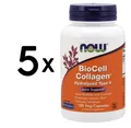 Produktbild: 5 x NOW Foods BioCell Collagen Hydrolyzed Type II - 120 vcaps (477,25 EUR/kg)
