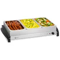 Produktbild: Buffetwärmer 3X2L Warmhalteplatte Elektrisch Heizplatte Wärmeplatte 400W