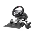 Produktbild: MWHRSX, SimRacingLenkrad Mit Force Feedback und Doppelmotor, Set mit 3 Pedale...