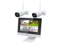 Produktbild: LUVISION Dual WLAN Funk Kamera Set Überwachungssystem mit Monitor Cloud 4 bis 8 IP Kameras & App 4 Kameras