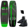 Produktbild: BRUNELLI Carbon Wakeboard Set 138 cm mit Jobe Maze Wakeboardbindungdung