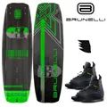 Produktbild: BRUNELLI CARBON Wakeboard SET 138 cm mit JOBE MAZE Wakeboardbindung