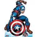 Produktbild: Figurine en carton Captain America Comics en combat Disney H 131 CM