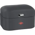 Produktbild: Wesco Brotkasten Single Grandy, Stahlblech, Klappdeckel, 26,8 x 22 x 17,5cm, graphit matt