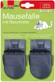Produktbild: 2x Swissinno Mausefalle SuperCat mit Naturköder, weltbeste Schlagfalle, Falle