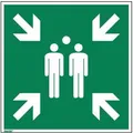 Produktbild: Neutralware Hinweisschild 40x40 cm (BxH) E007 Sammelstelle Hart-PVC (195052400)