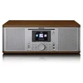 Produktbild: Lenco DIR-270WD - Radio mit Internet, DAB, FM Radio/CD/BT - Braun/Silber