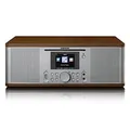 Produktbild: Lenco DIR-270 Internetradio mit DAB+ - CD/MP3-Player - Bluetooth - Spotify Connect - Wi-Fi - 2,8“ Farbdisplay - AUX - Weckfunktion - 2 x 10 Watt RMS - Fernbedienung - Holz/Silber