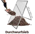 Produktbild: V2Aox Komposter Durchwurfsieb Durchwurfgitter Gitter Sieb Kompost Gartensieb 60x100 cm