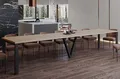Produktbild: Endo-Moebel Esstisch Titan XXL 130-405 cm, Metallgestell, ausziehbar, 400cm Esstisch XXL 14 Personen riesiger Tisch 4m