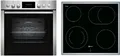 Produktbild: Neff EDX4P0 N30/N50 A+ Einbauherdset mit Elektrokochfeld (E2CCG6AN3 + M13R42N2), 60 cm breit, 71 L, Pyrolyse, Edelstahl