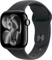 Produktbild: Apple Watch Series 11 42mm I WIFI+CELLULAR | jetblack | 19%. I Sport S/M I NEU