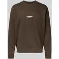 Produktbild: Jack & Jones Longsleeve mit Rundhalsausschnitt in Dunkelbraun, Größe XL